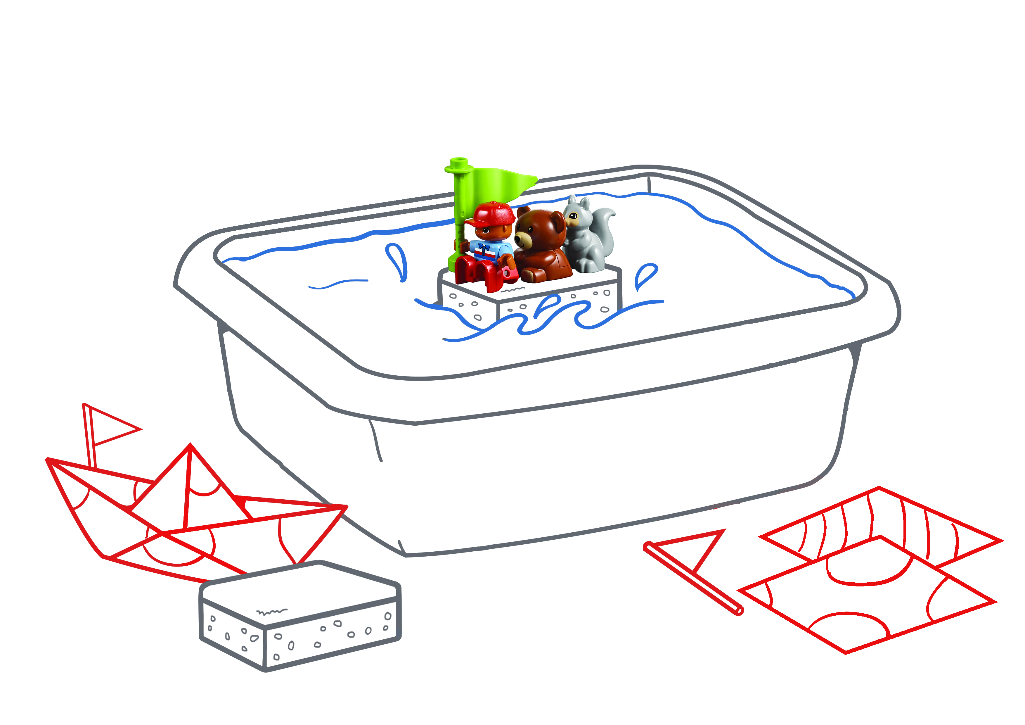 Across the Pond Preschool Lesson | Maker With STEAM Park | LEGO Education